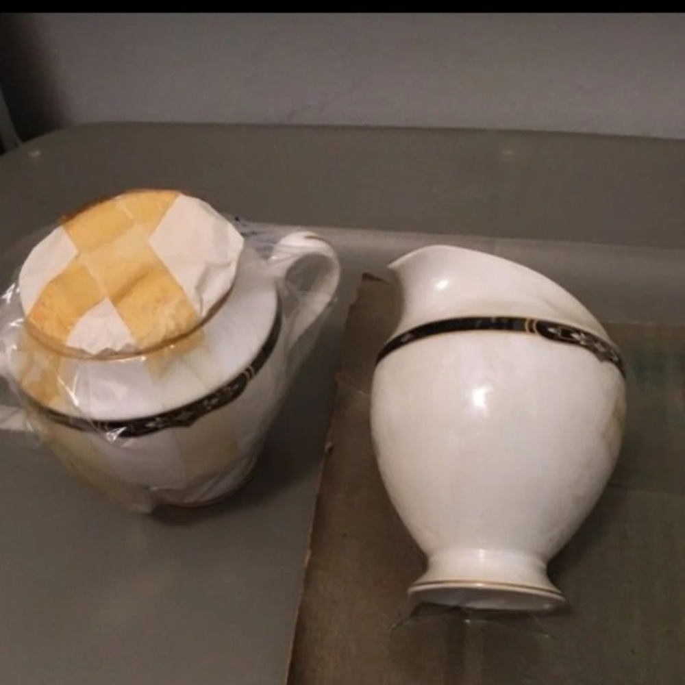Wedgewood Preston Sugar Bowl and Creamer Brand New